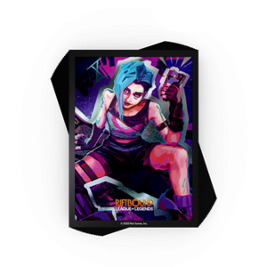 Riftbound: League of Legends TCG - Origins Jinx Art Sleeves (100 Sleeves)