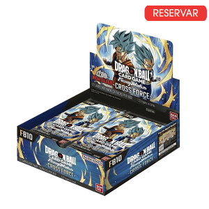 Dragon Ball Super Card Game Fusion World FB-10 Cross Force | Booster Box (24 Sobres) RESERVA