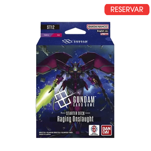 Gundam Card Game Starter Deck Display ST12 Raging Onslaught RESERVA