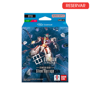 Gundam Card Game Starter Deck Display ST13 Silent Barrage RESERVA