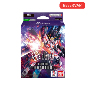Gundam Card Game Starter Deck Display ST14 Heavy Dominion RESERVA
